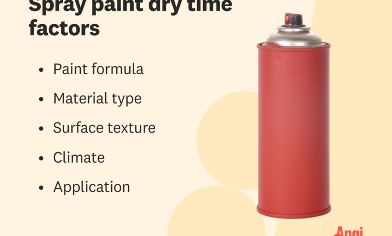 How Long Does Spray Paint Take to Dry