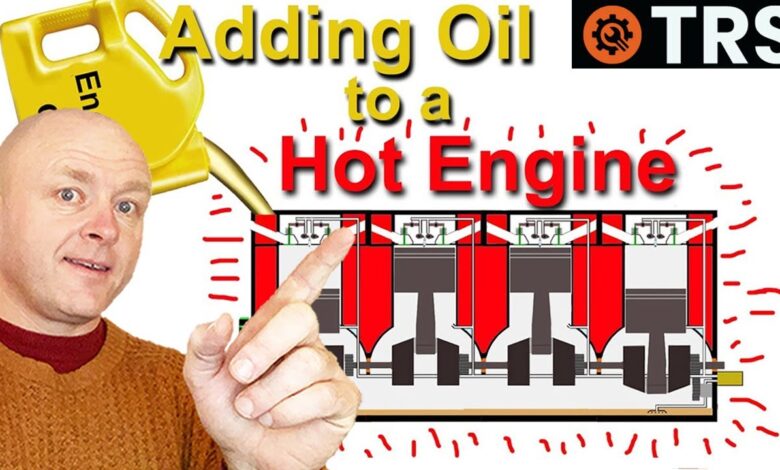 Can U Put Oil into a Hot Engine