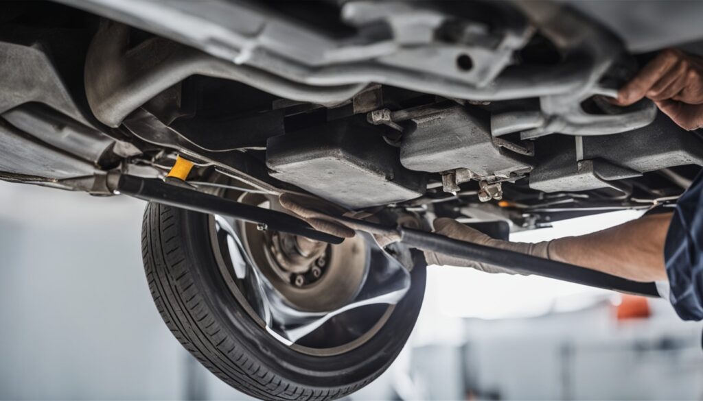 DIY undercarriage repairs