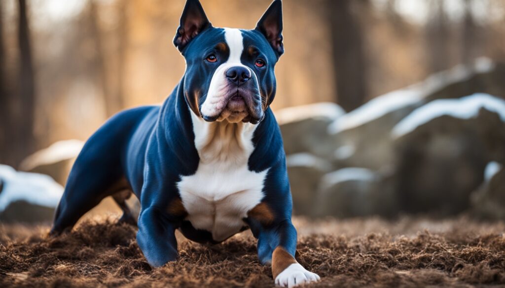 blue tri american bully