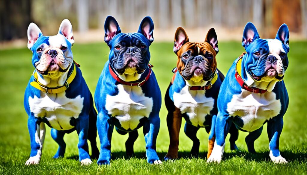 blue tri color bullies