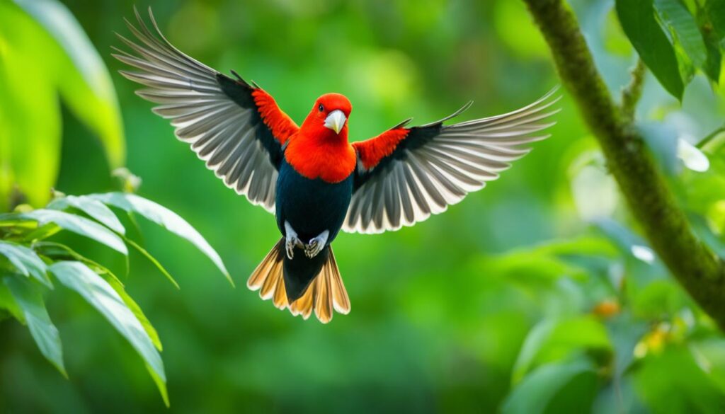 red headed bird