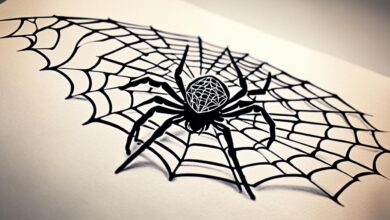 spider web and spider tattoo meaning