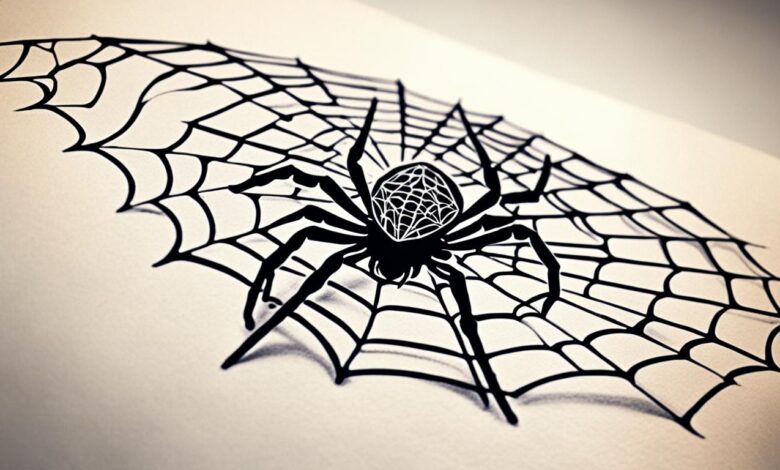 spider web and spider tattoo meaning