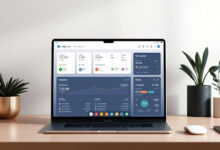 Ledger Live wallet dashboard on laptop